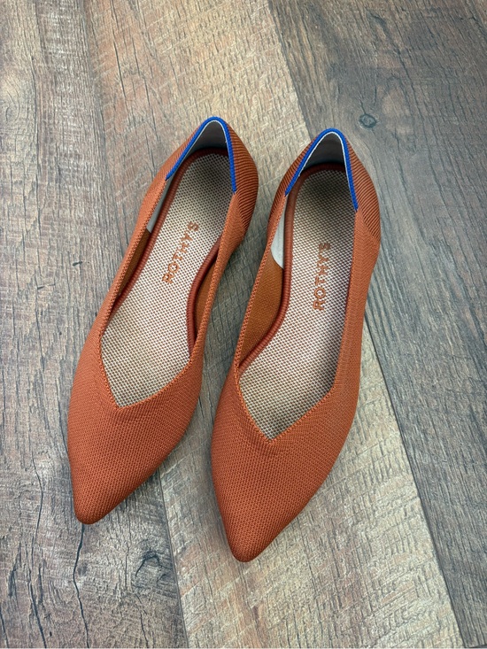 Rothy's Shoes - Rothys Pointed Toe Ballet Flats, Brandy - great condition